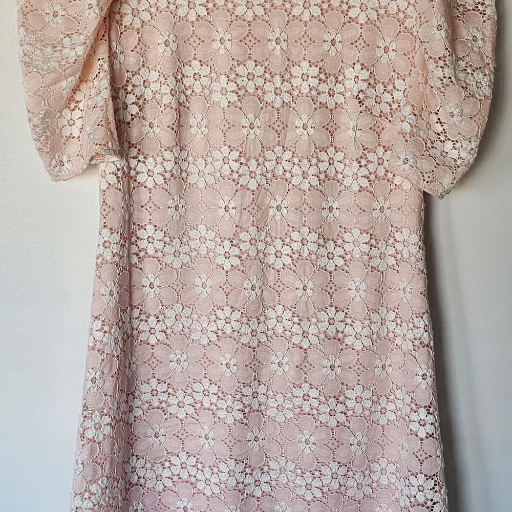Tommy Hilfiger Blush Floral Lace Dress